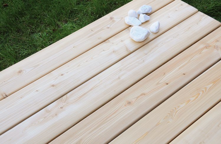 mode terrasse en bois