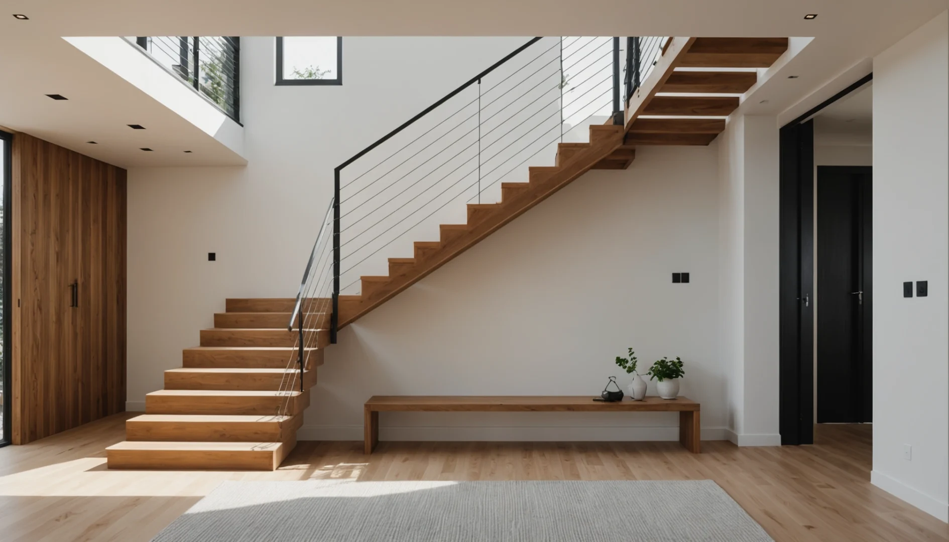 garde corps en corde pour escalier