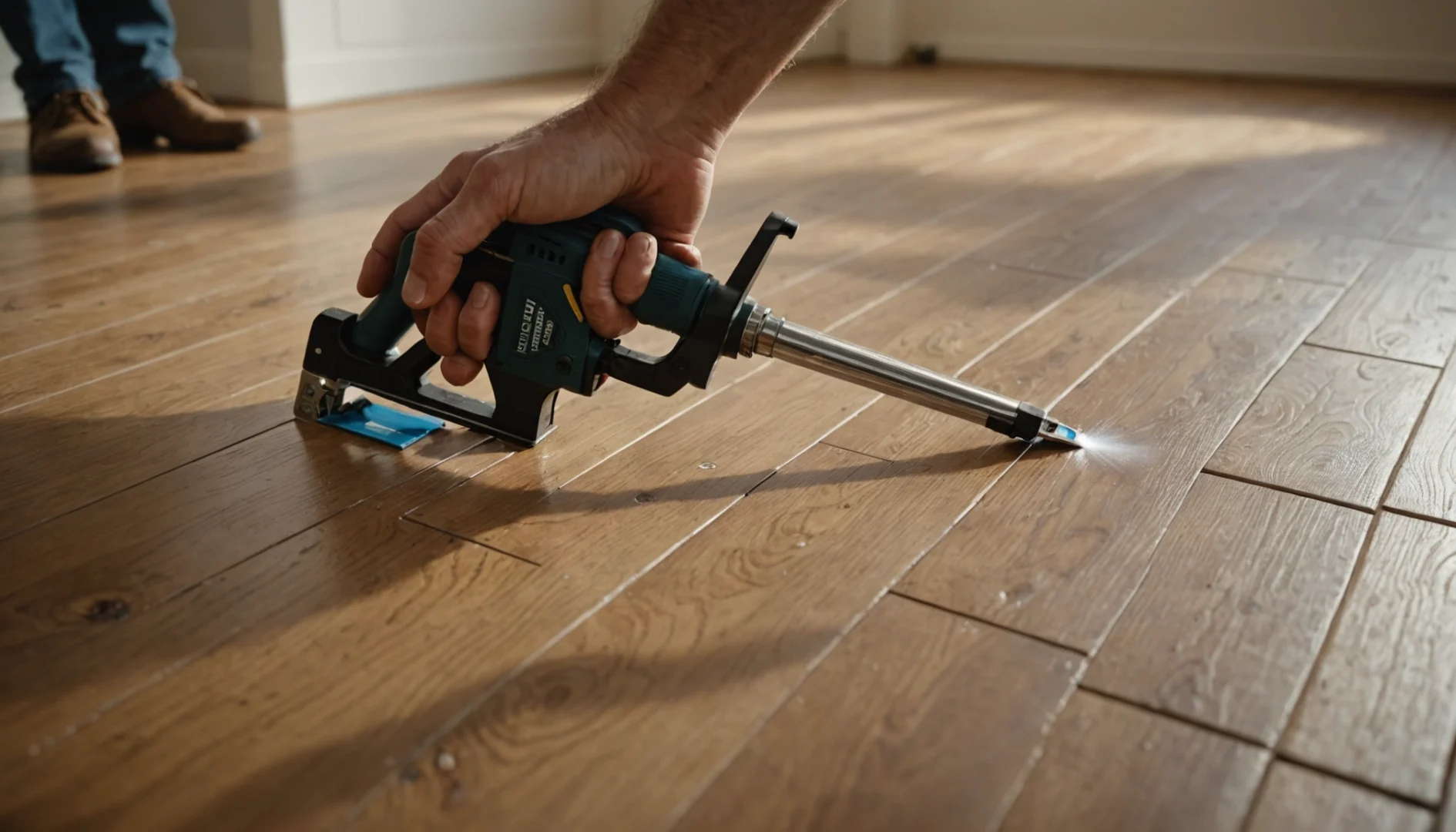 combler interstices entre lames parquet stratifié