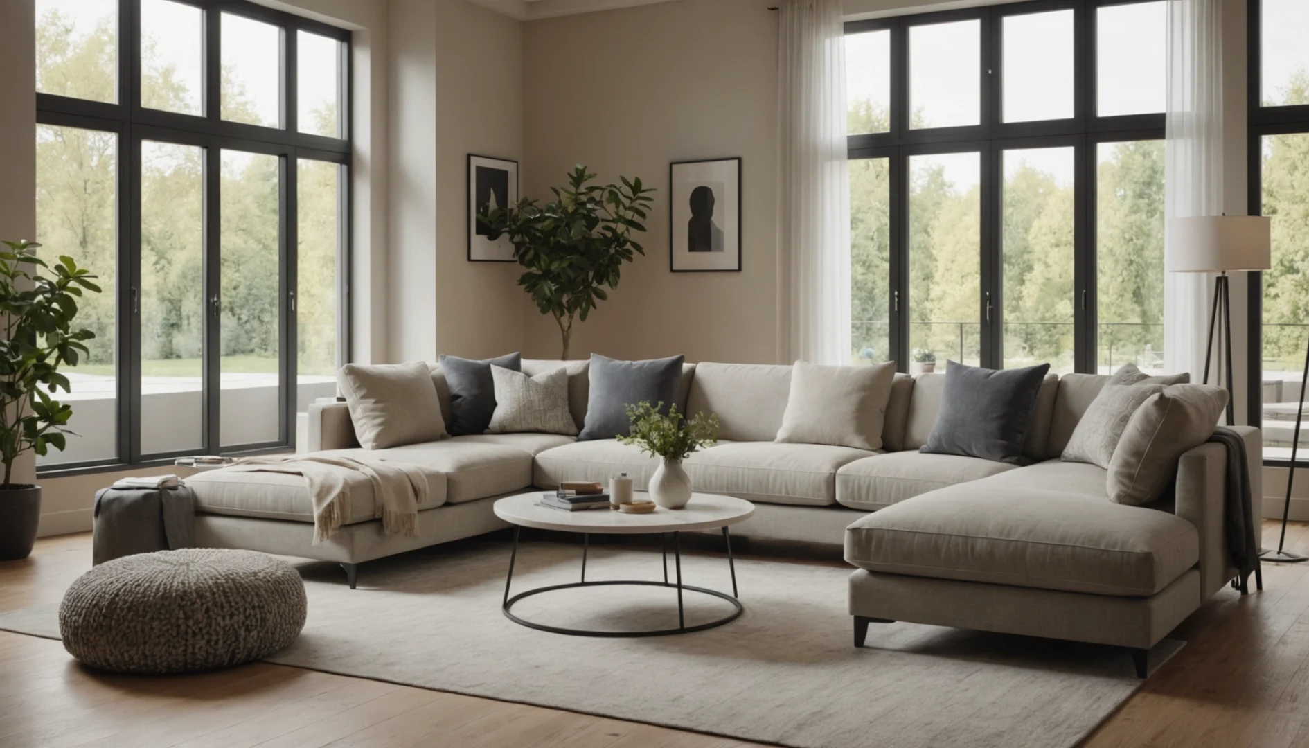 canapé avec assise de 55 cm