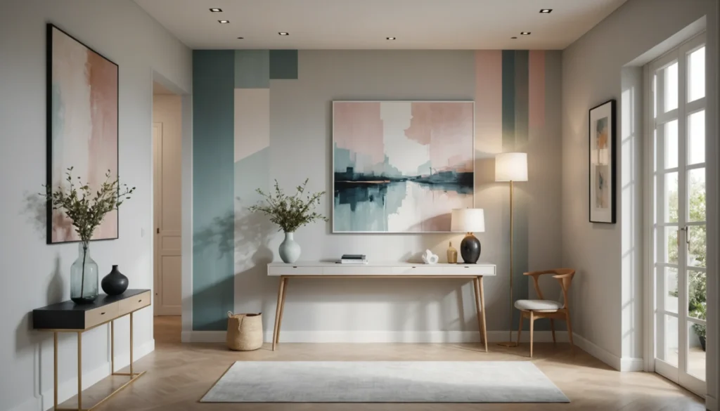 idées de peinture pour murs de couloir