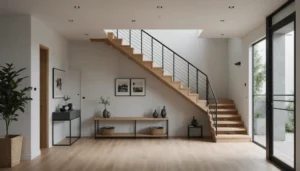 aménager un couloir avec escalier ouvert