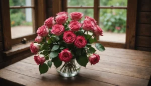 combien de temps dure une rose sans eau