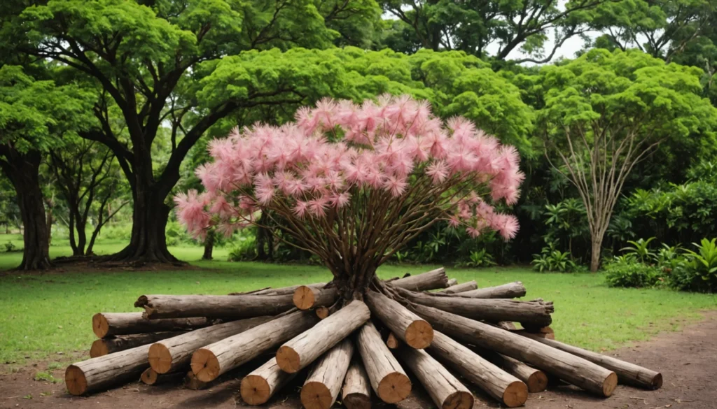 albizia bois de chauffage