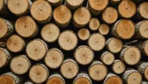 merule sur bois de chauffage