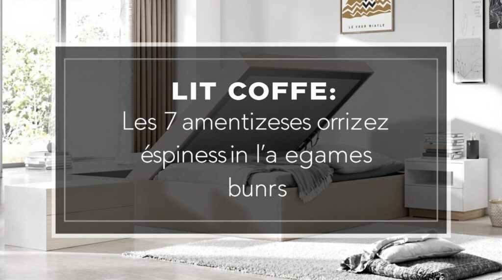lit coffre