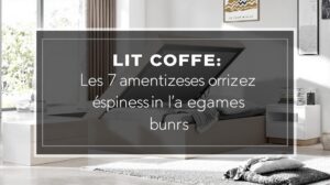 lit coffre