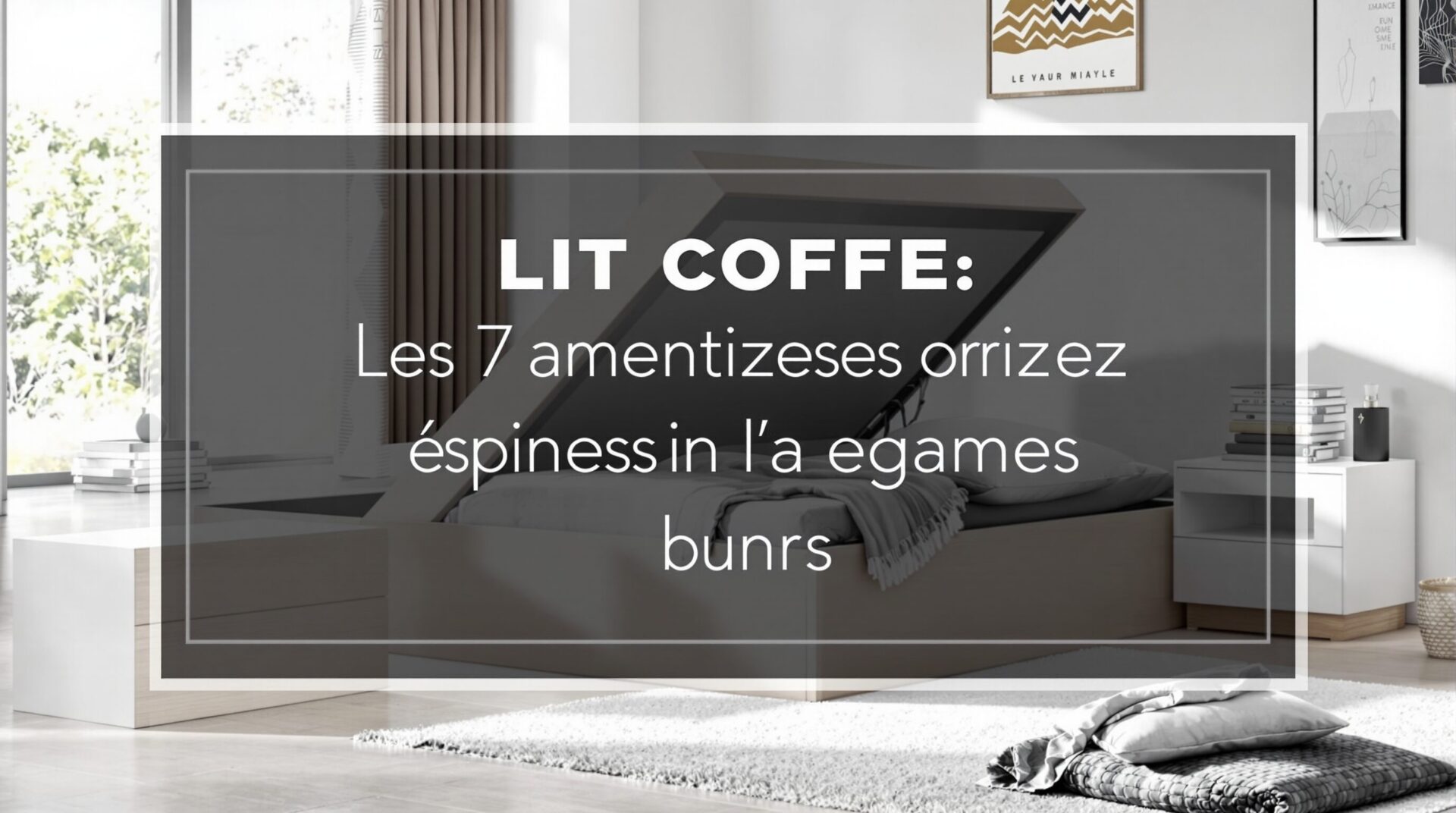 lit coffre
