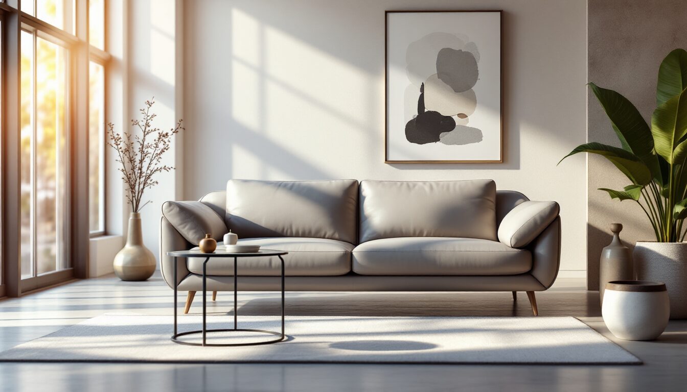 canapé convertible cuir