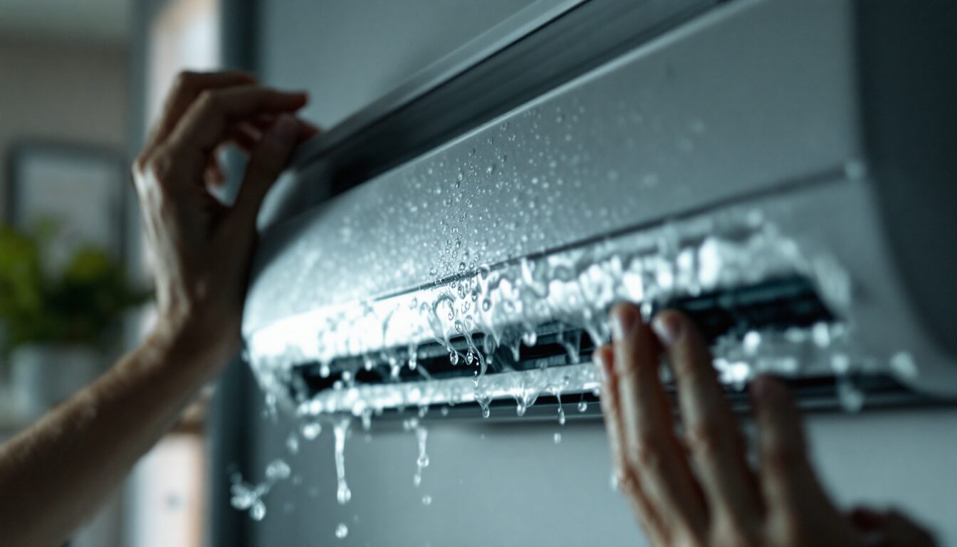 ma clim fait de l'humidité