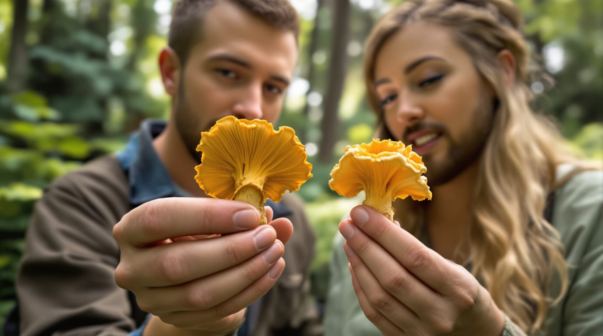 champignon toxique fausse chanterelle non comestible