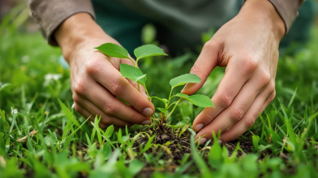 comment enlever les mauvaises herbes sur une pelouse