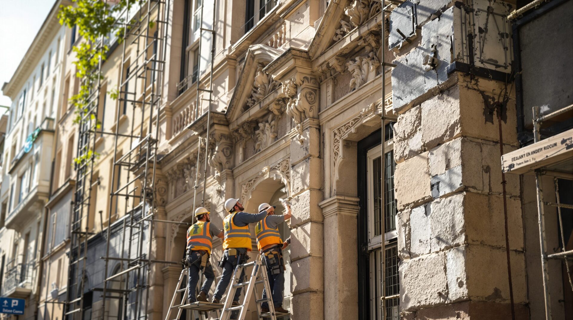 techniques de restauration de façades anciennes