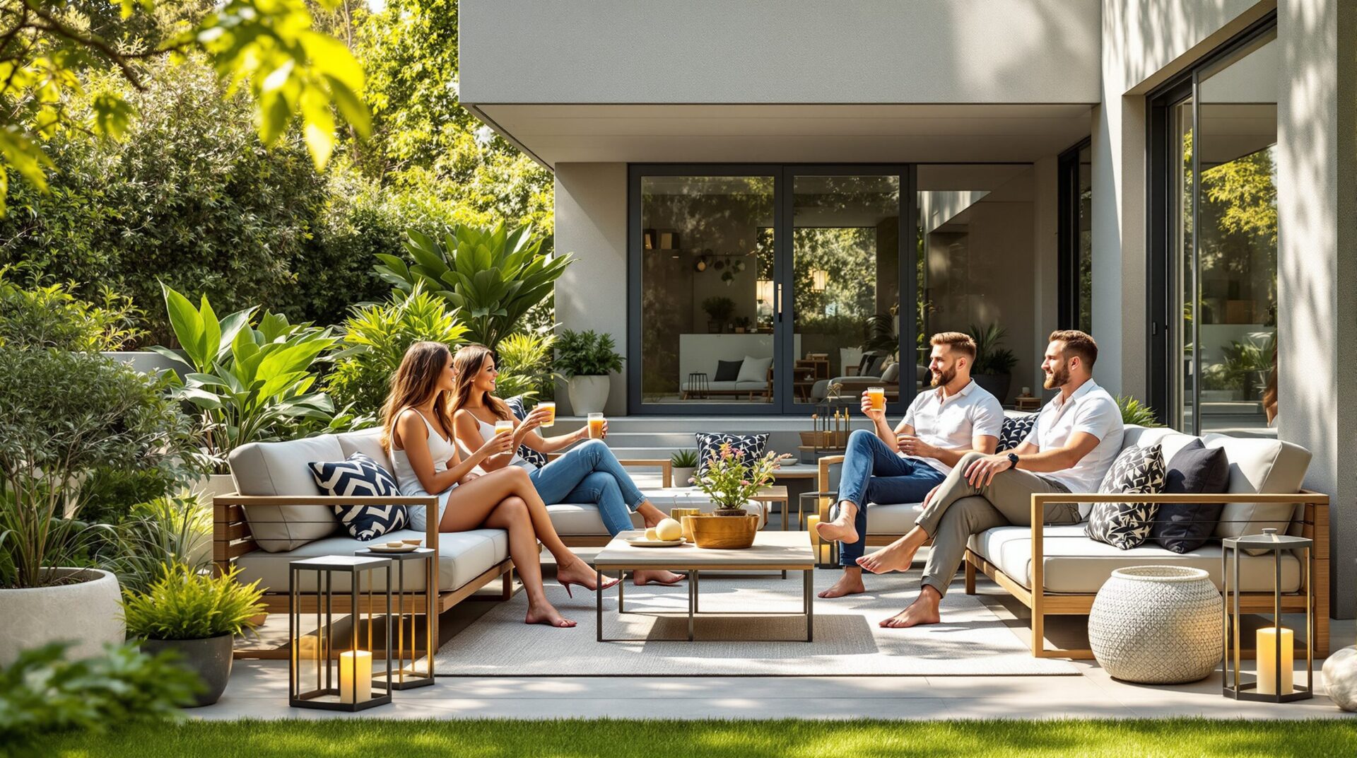 que mettre sur une terrasse en béton