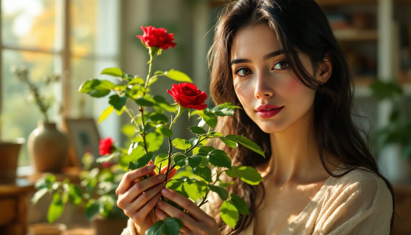 entretien rosier d'intérieur