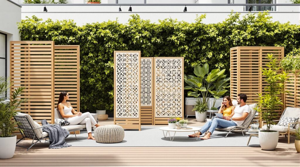 terrasse cacher vis à vis