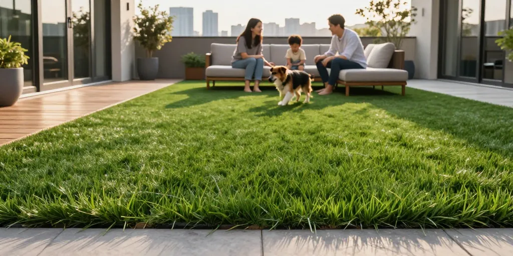 gazon synthétique haut de gamme