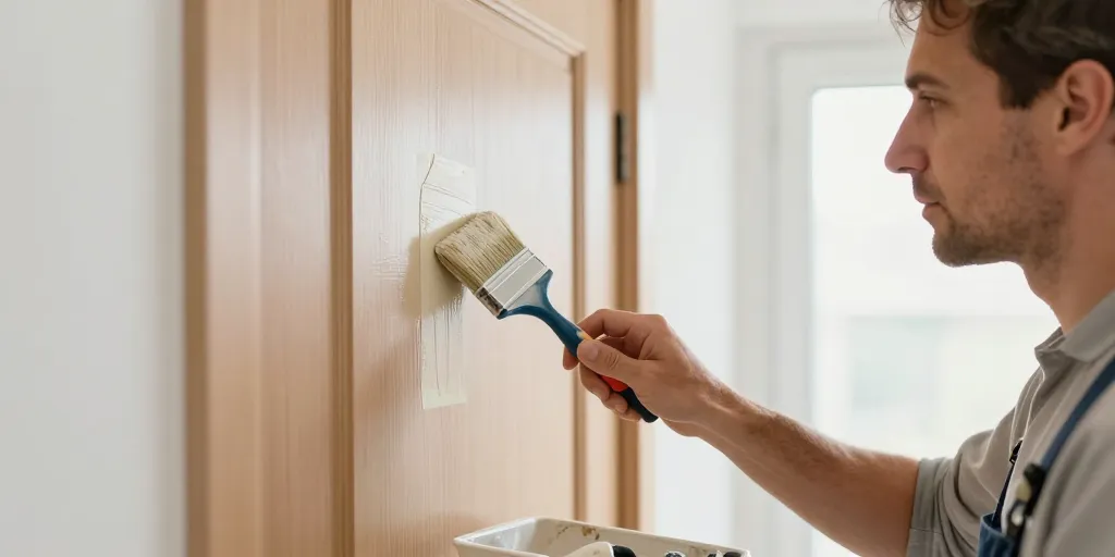 comment peindre une porte intérieure