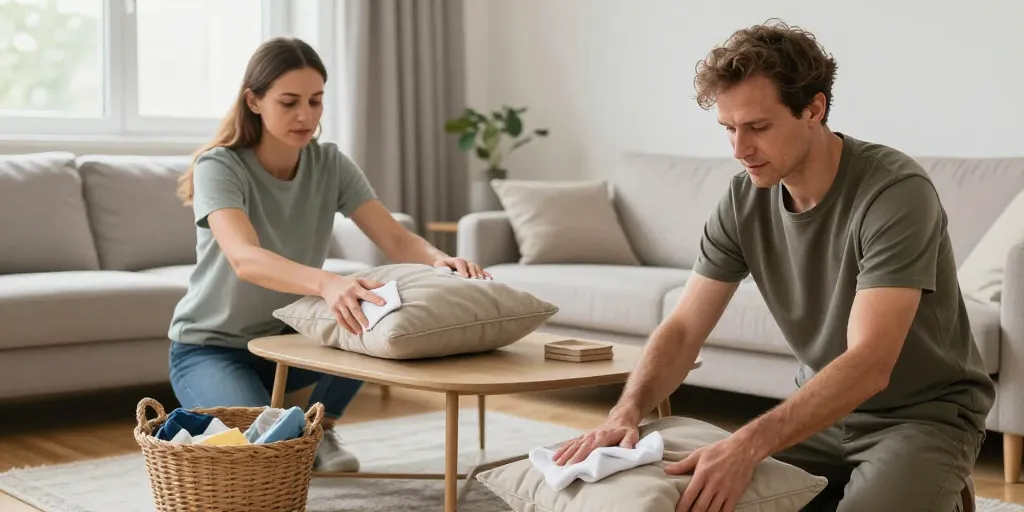 garder la maison propre