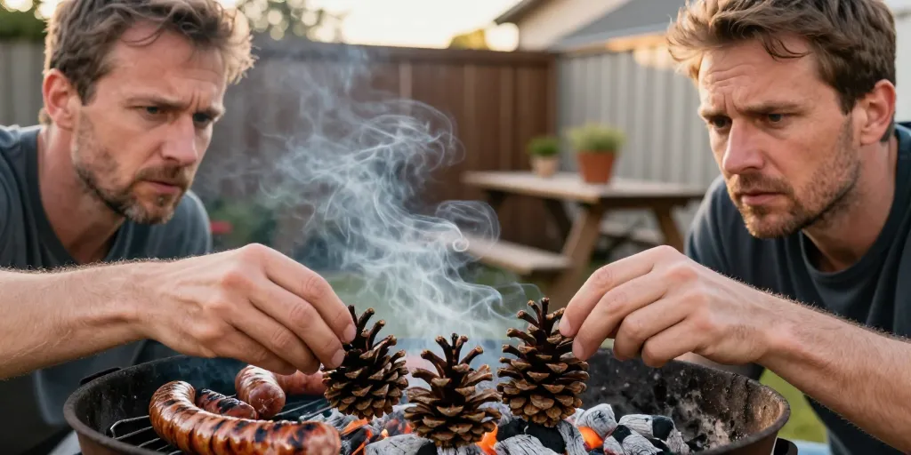 pomme de pin barbecue toxique