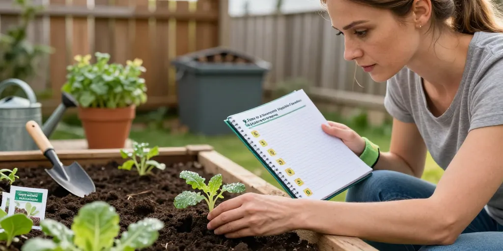 debutant en jardinage