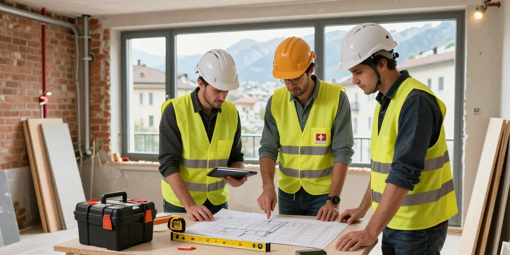 Rénovation d'un logement en Suisse : comment piloter un chantier multi-métiers ?