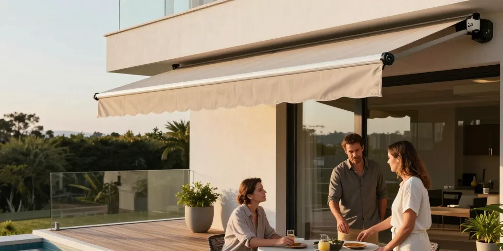 store banne coffre intégral haut de gamme