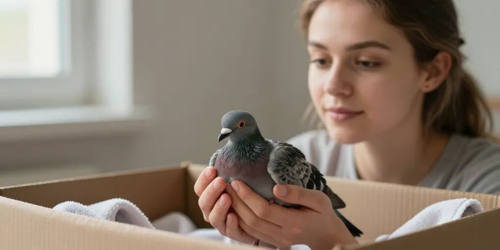bébé pigeon