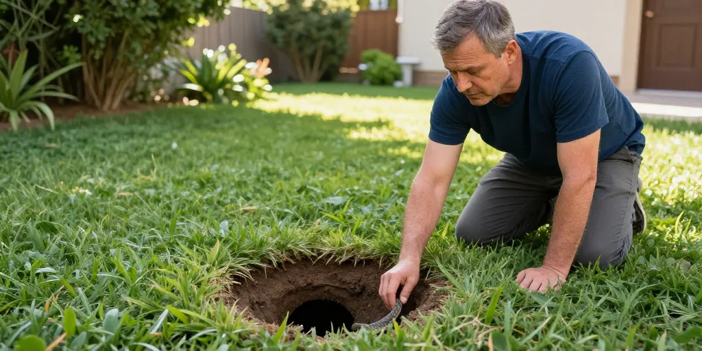 trou de serpent dans le jardin que faire