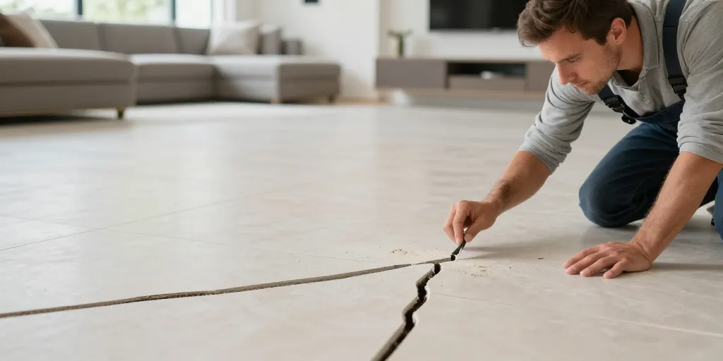 Carrelage qui se fissure ou se décolle : quand le problème vient de la structure et non du revêtement
