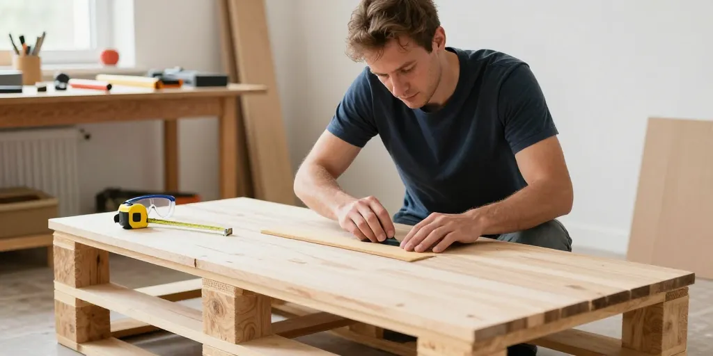faire table avec palette