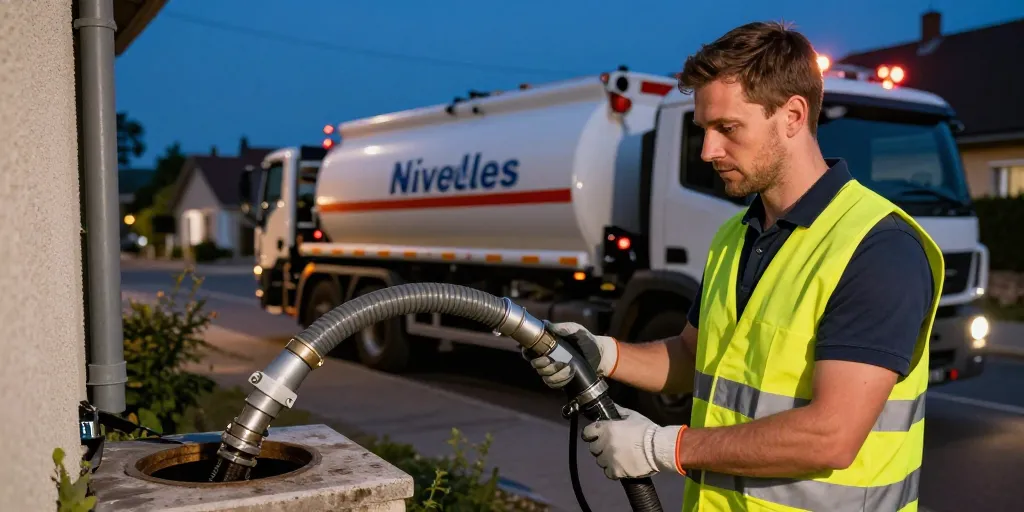 Pompage de fosse septique à Nivelles : un service d'urgence disponible 24h/24