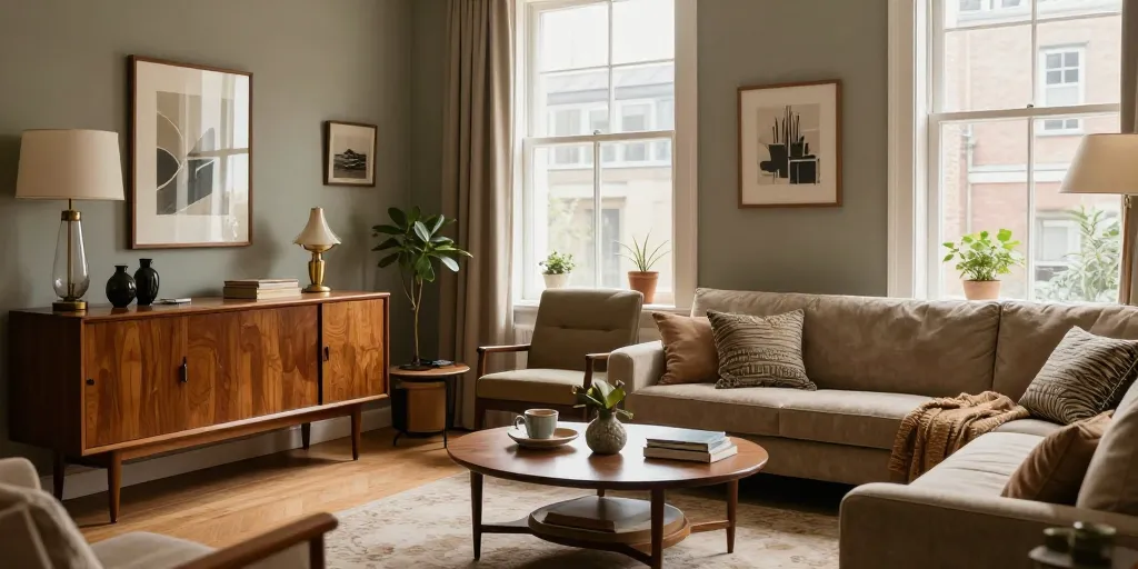 déco vintage salon