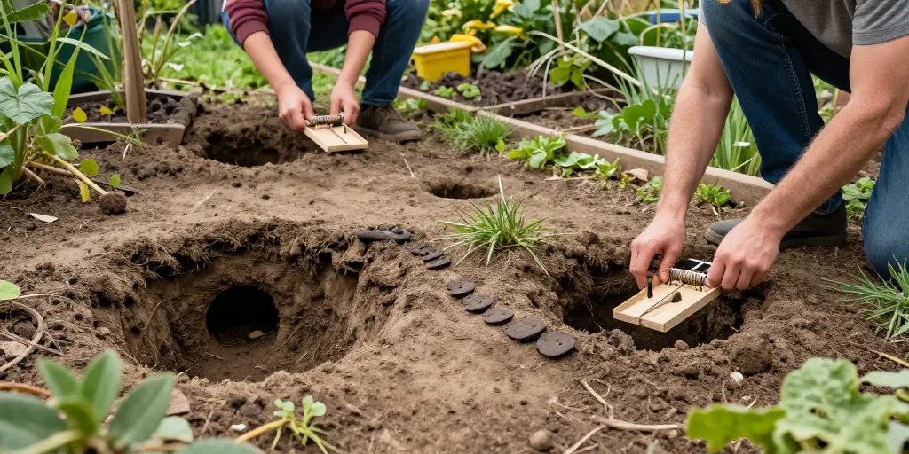 trou de rat dans le jardin que faire