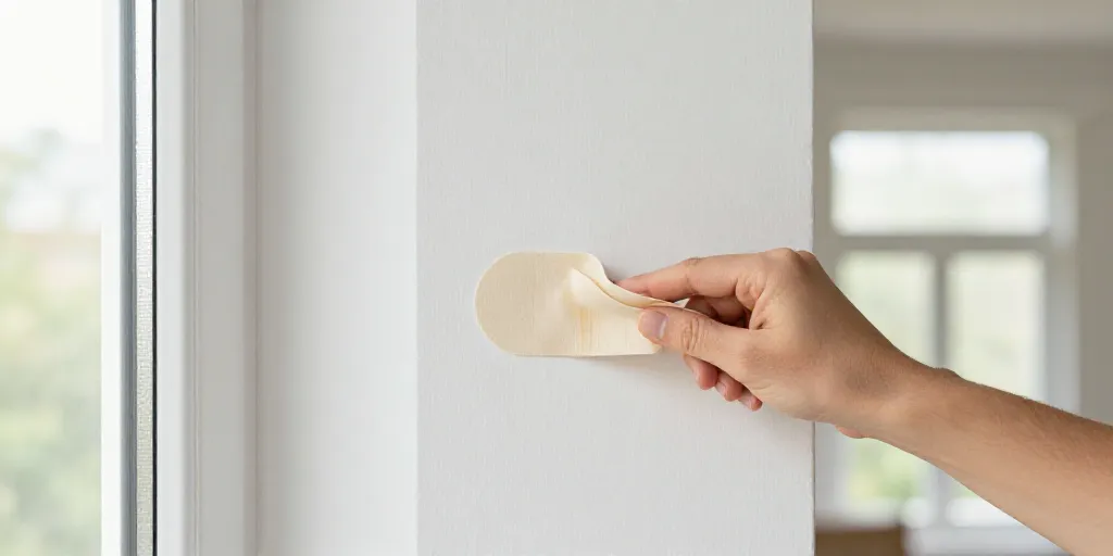 fixer meuble au mur sans percer