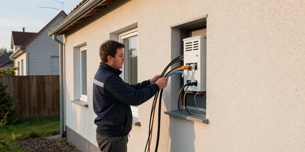 qui doit faire les travaux pour la fibre maison individuelle